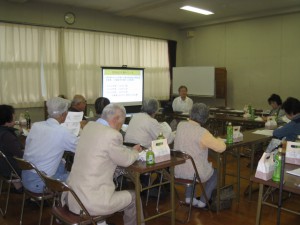 中央支部　認知症の話がありました